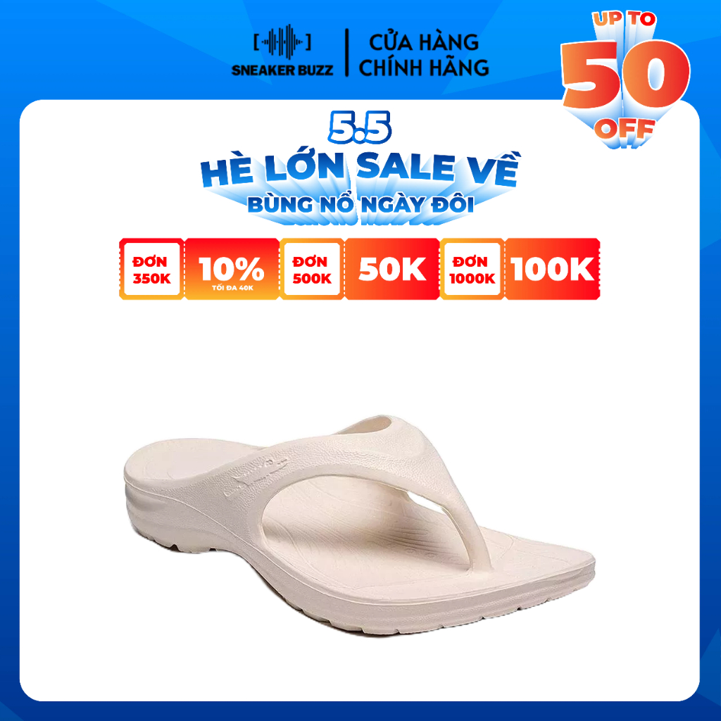 Dép B&M Slippers White Unisex BN521WHITE