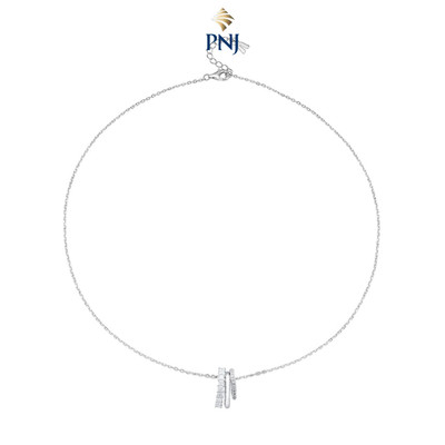 Dây cổ Bạc đính đá STYLE By PNJ XMXMW060305