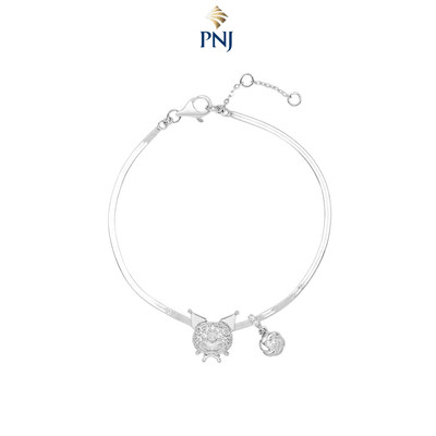 Lắc tay Bạc đính đá PNJ ❤️ KUROMI XMXMW000063