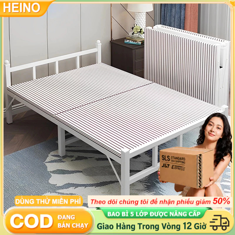 HEINO Giảm Giá Thanh Lý Giường Gấp Gọn Thông Minh Hàng Nhập Gọn Nhẹ Chắc Chắn Giá Rẻ Cho Người Dùng