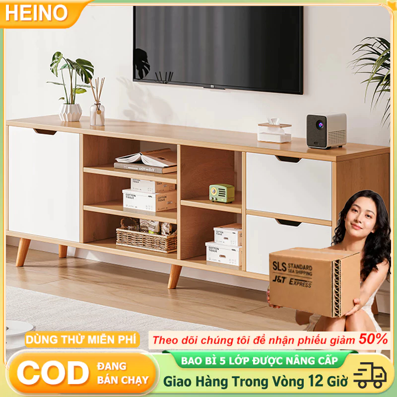 Kệ Tivi Tủ 80/75/65/55 inch khả năng chứa đồ lớn làm có chịu tải trọng 200kg