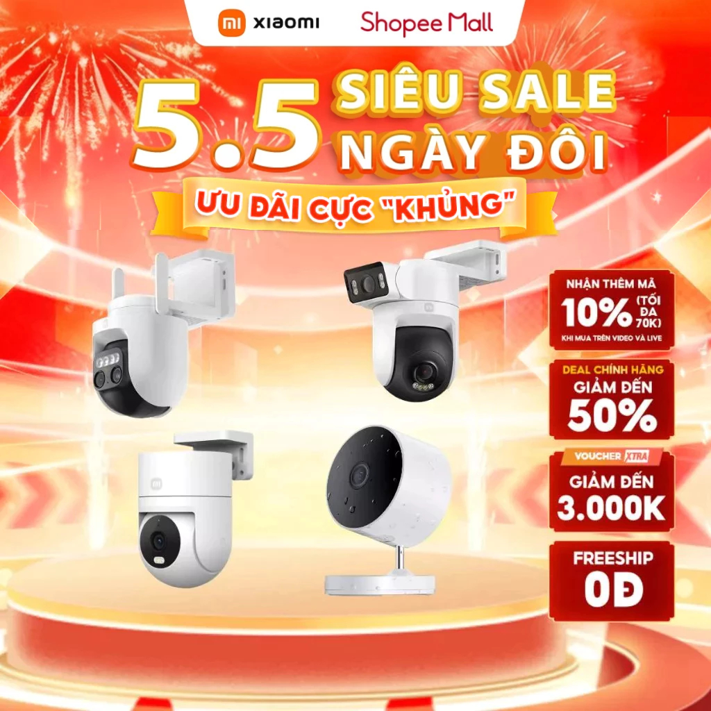 Camera Ngoài Trời Xiaomi Outdoor Camera CW300 2.5K ,  AW300 2K , AW200 Full HD, CW500 Dual Kép - Bản