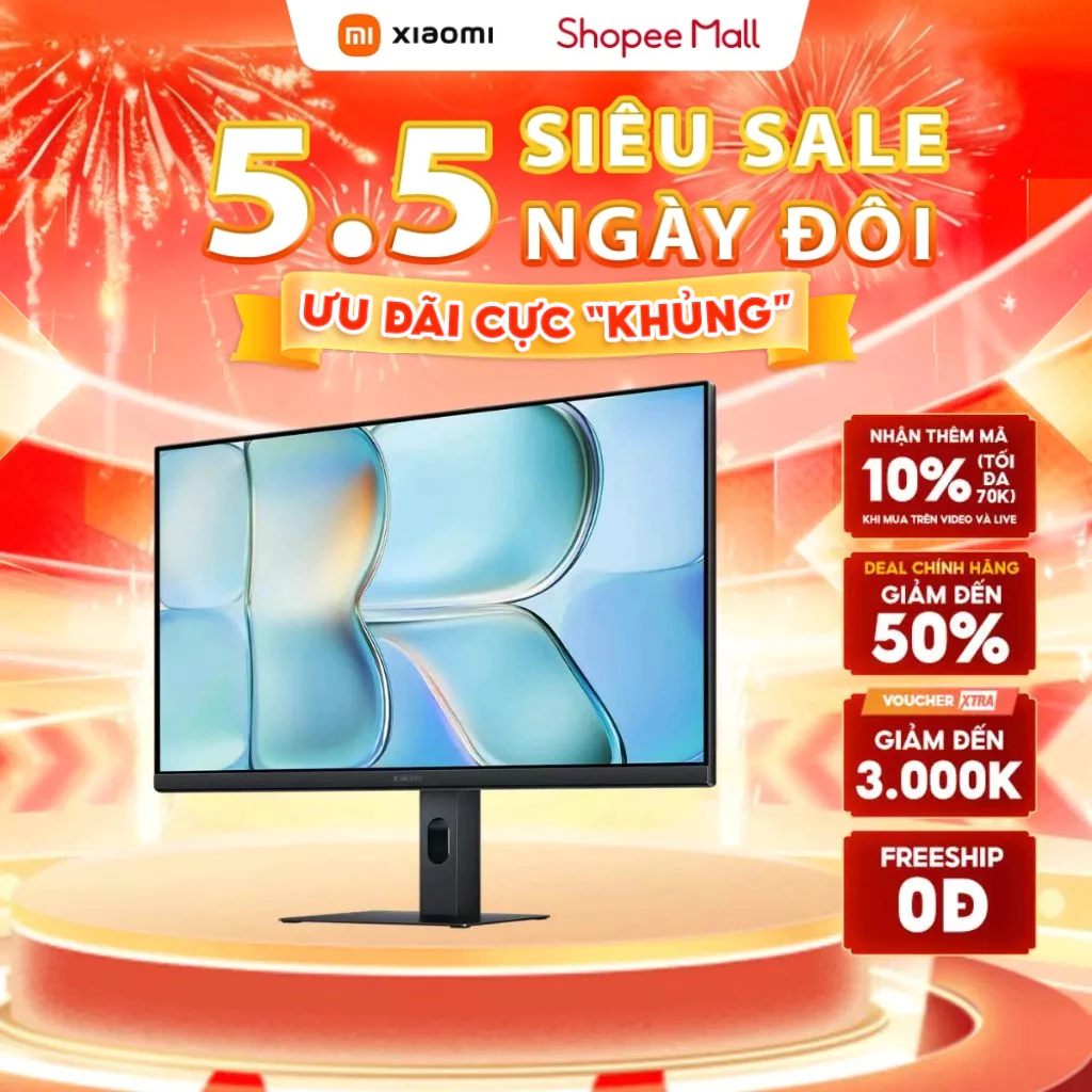 Màn Hình Máy Tính Xiaomi Monitor A24i EU 1920 x 1080 | FHD | 24inch - Bảo Hành 36 Tháng