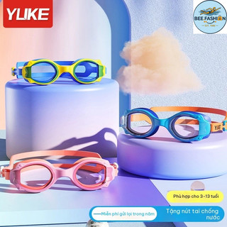 Kính bơi trẻ em chống thấm nước chống sương mù, Kính bơi lặn chuyên nghiệp Bộ mũ bơi bé trai bé gái trang bị kính bảo hộ