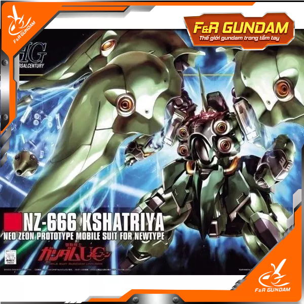 Mô Hình Gundam HG Kshatriya NZ-666 Bandai 1/144 HGUC