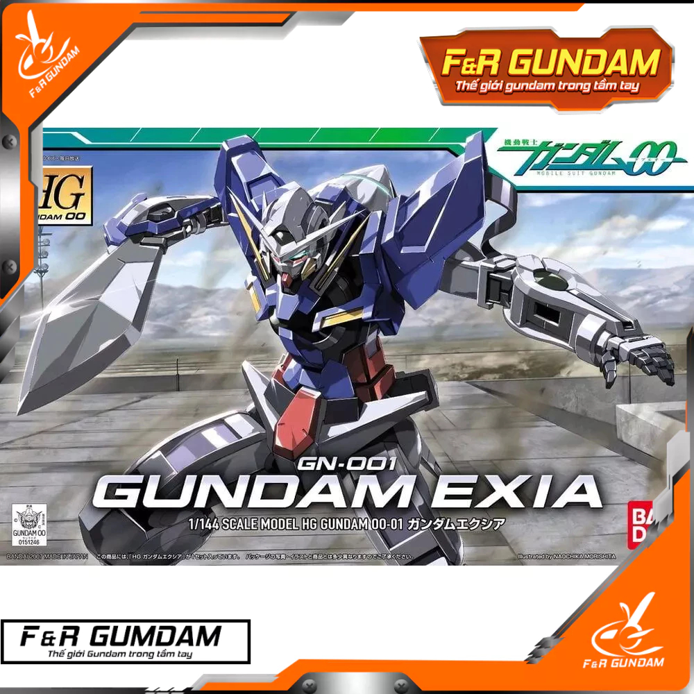 HG 00 1/144 Gundam Exia 1/144 Mô Hình Lắp Ráp