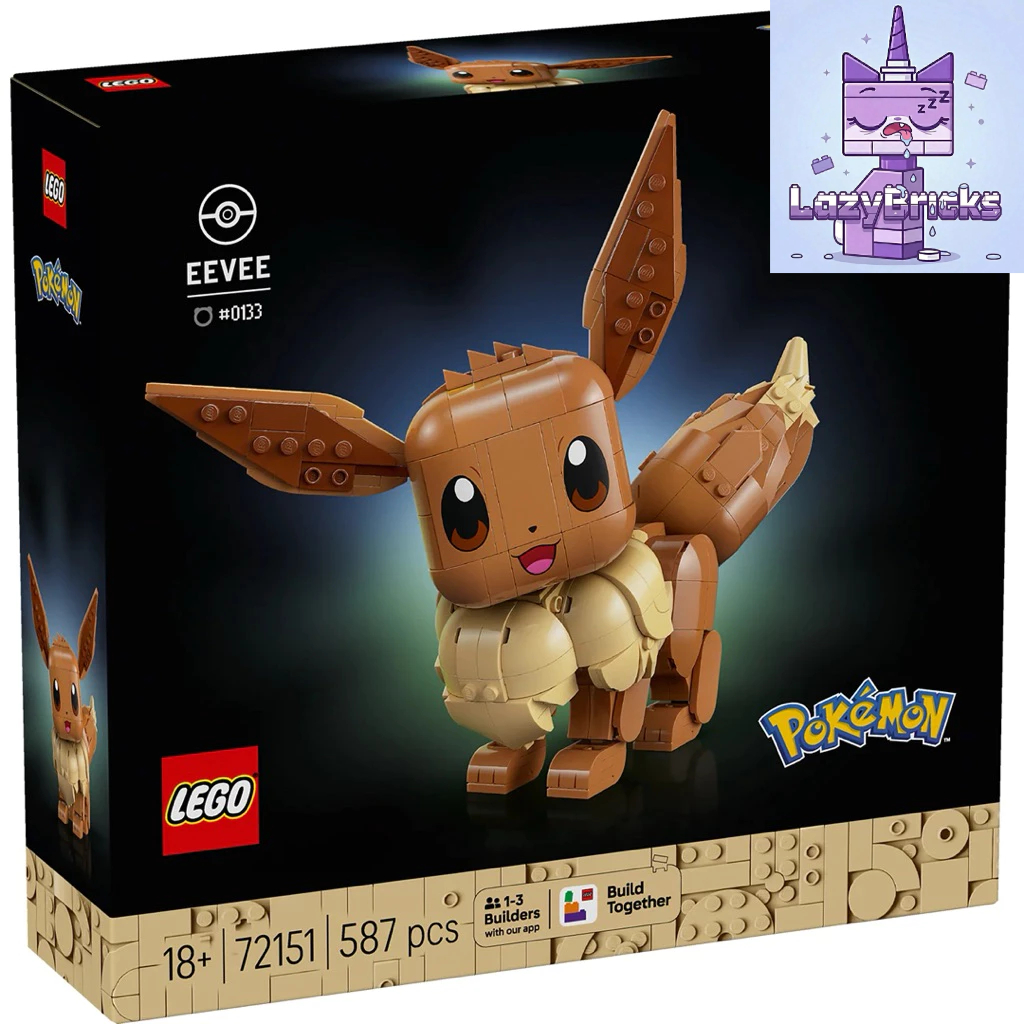 ( CÓ SẴN - HỎA TỐC HN ) LEGO 72151 pokemon eevee