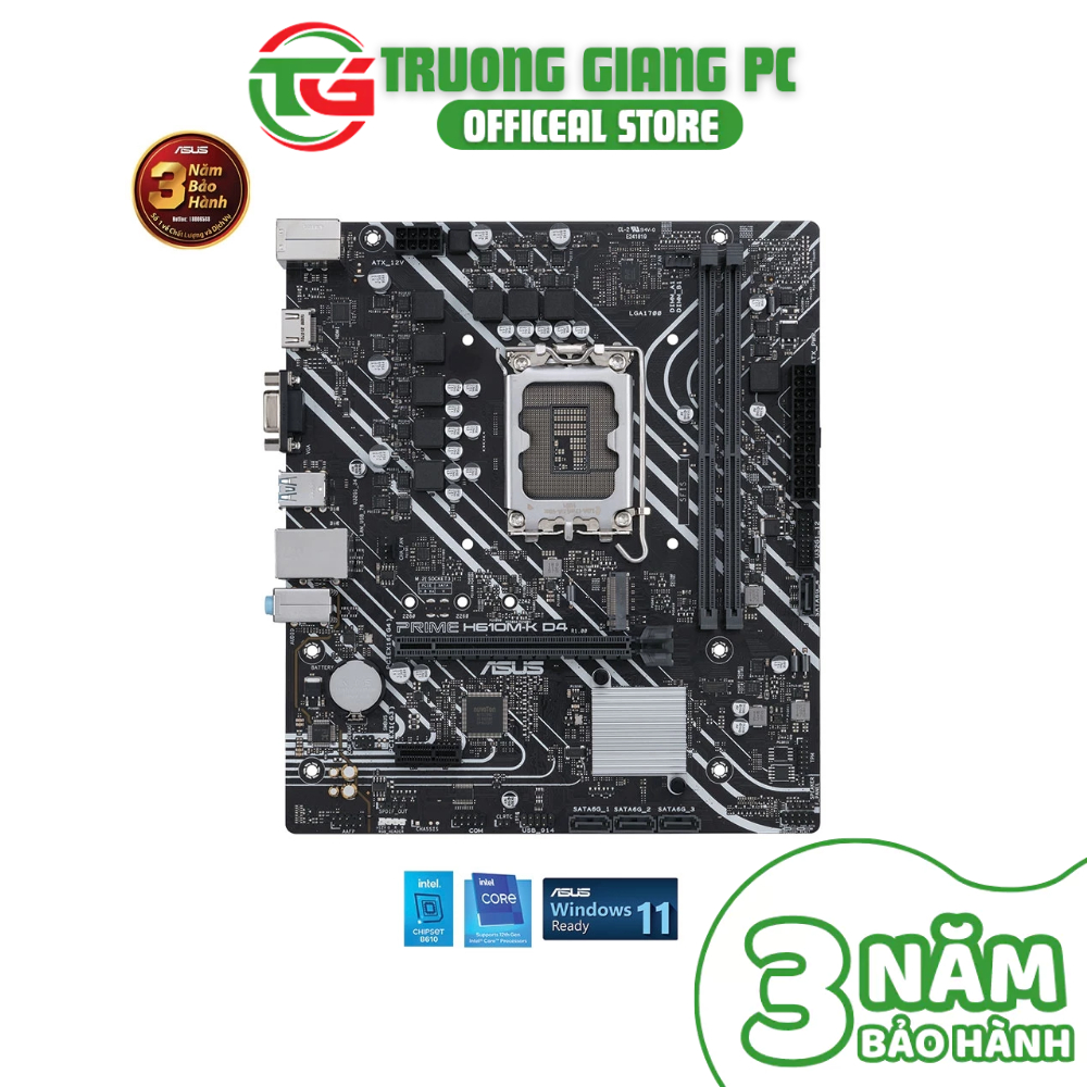 [SẢN PHẨM FULL VAT] Mainboard Asus Prime H610M-K D4 - BẢO HÀNH CHÍNH HÃNG 36 THÁNG | BigBuy360 - bigbuy360.vn