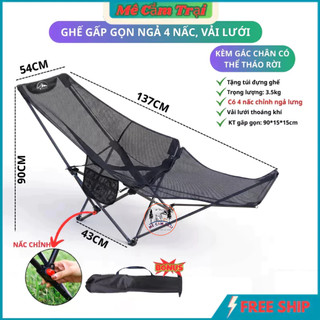 Ghế Gấp Gọn Camping Tmountain Vải Lưới, Ghế Xếp Dã Ngoại Du Lịch Ngoài Trời Chịu Tải 120kg Gọn Nhẹ, Tiện Lợi, Thoáng Mát