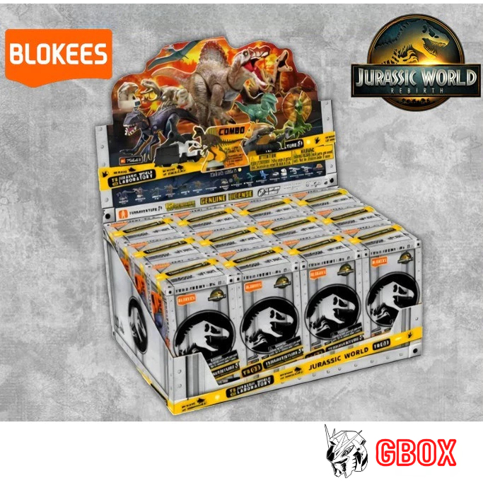 Mô hình Blokees Jurassic World TS03 Terraventure EJ03 Thế giới Khủng long blind box ngẫu nhiên