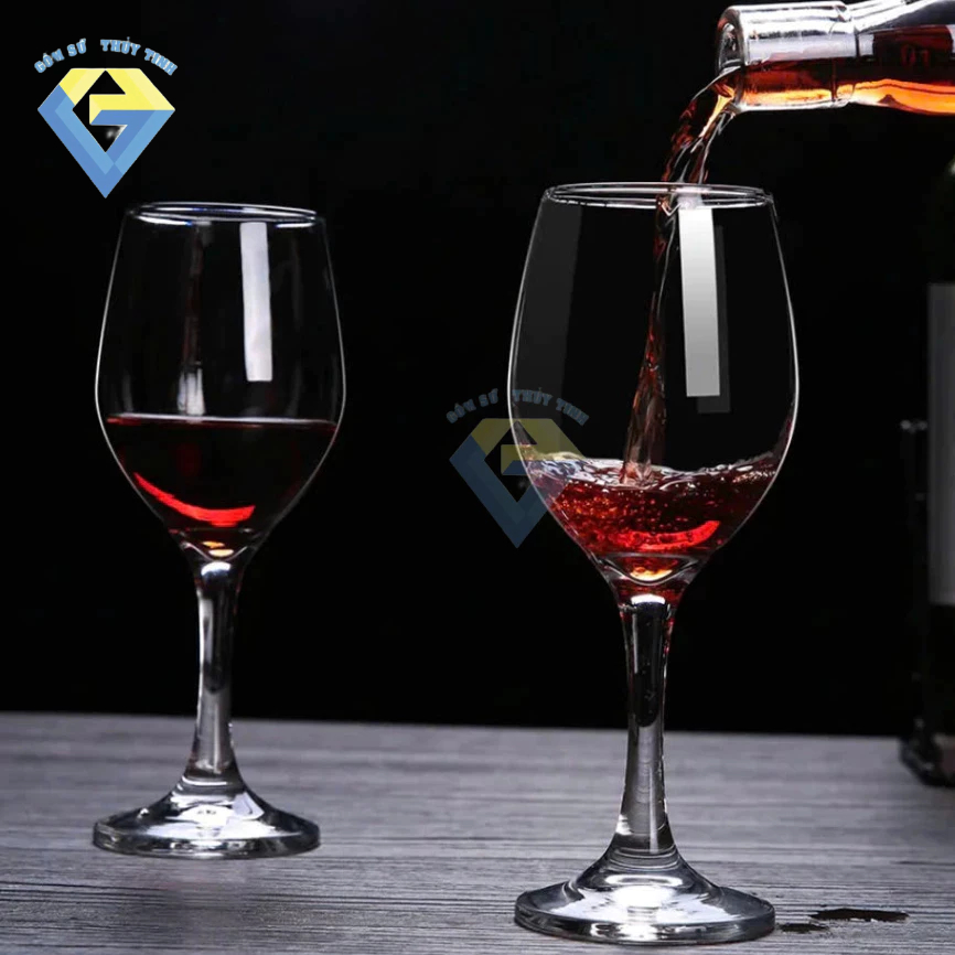 1 ly vang 400ml GJ1102 hoặc 2 ly uống vang cao cấp / ly thủy tinh có chân 400ml uống vang cao cấp