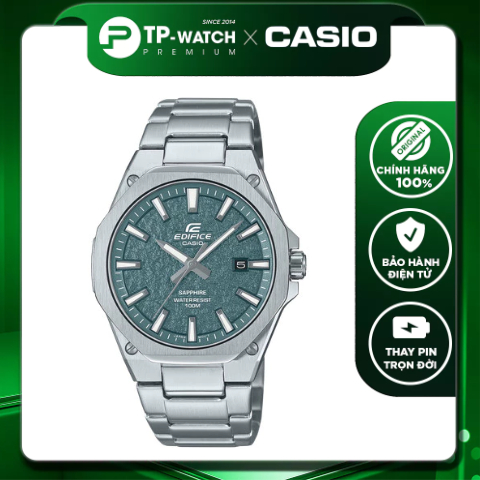 Đồng Hồ Nam Dây Thép Casio Edifice EFR-S108DE-3AVUDF Kính Sapphire | Edifice EFR-S108DE-3A Siêu Mỏng