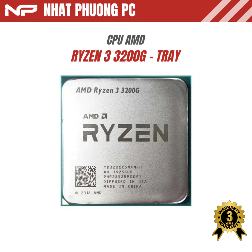 CPU AMD RYZEN 3 3200G TRAY NEW