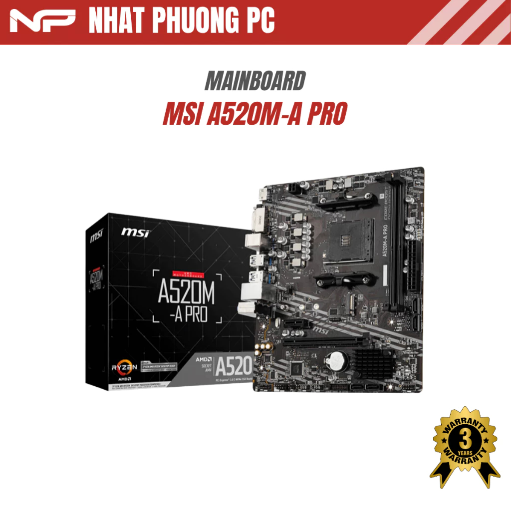 Mainboard MSI A520M-A PRO