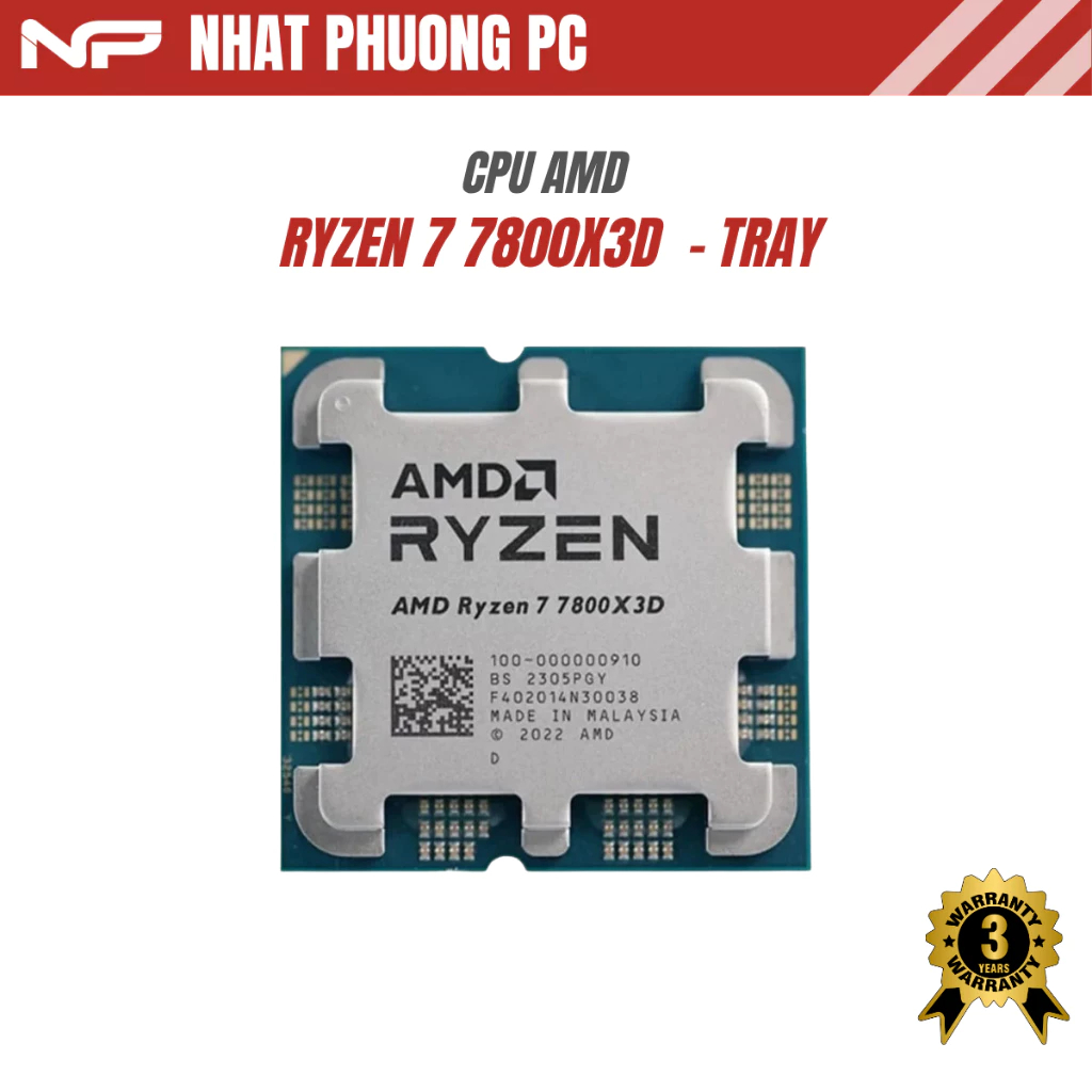 CPU AMD Ryzen 7 7800X3D - Tray New