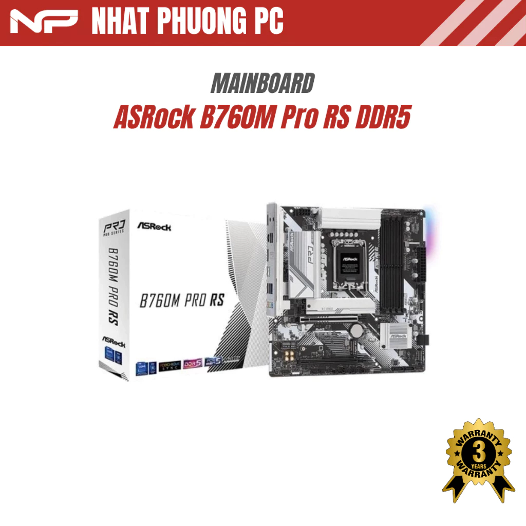 MAINBOARD ASROCK B760M PRO RS DDR5
