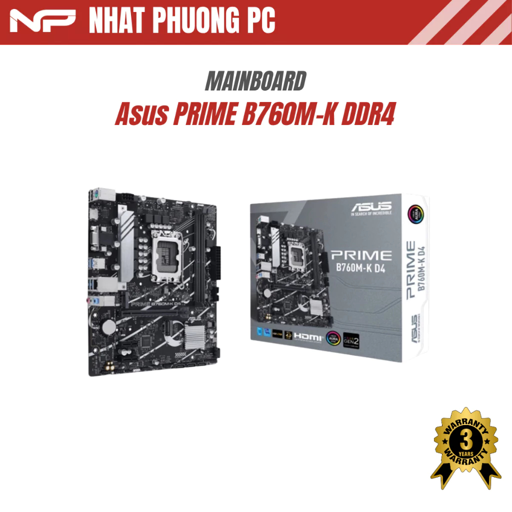MAINBOARD ASUS PRIME B760M-K DDR4