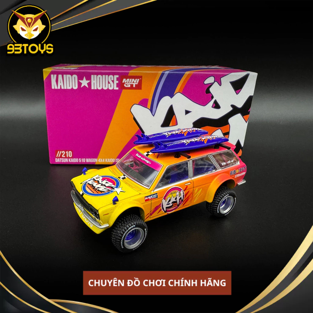 MÔ HÌNH XE Kaido House KHMG210 DATSUN KAIDO 510 WAGON 4X4 KAIDO ISLANDS V1