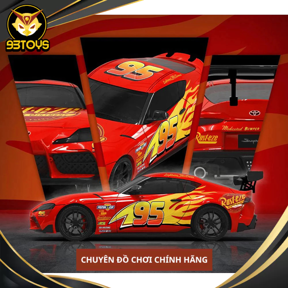 MÔ HÌNH XE COOL CAR Toyota Supra McQueen 95