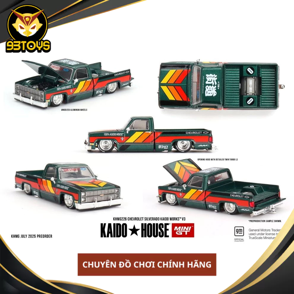 MÔ HÌNH XE Kaido House KHMG226 Chevrolet Silverado Kaido Works V3