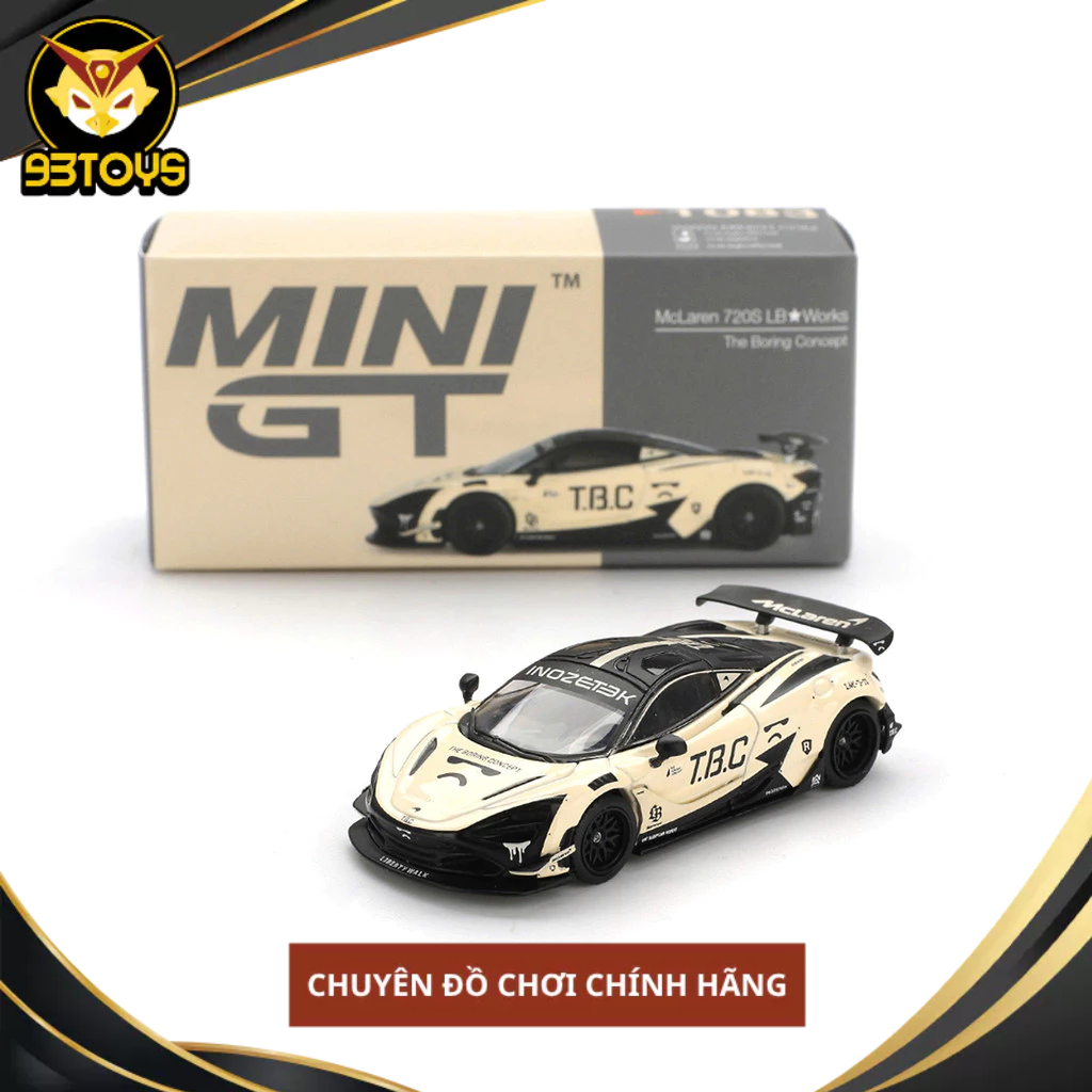 MÔ HÌNH XE Mini GT BOX Version MGT01083 Mclaren 720S LBWK The Boring Concept