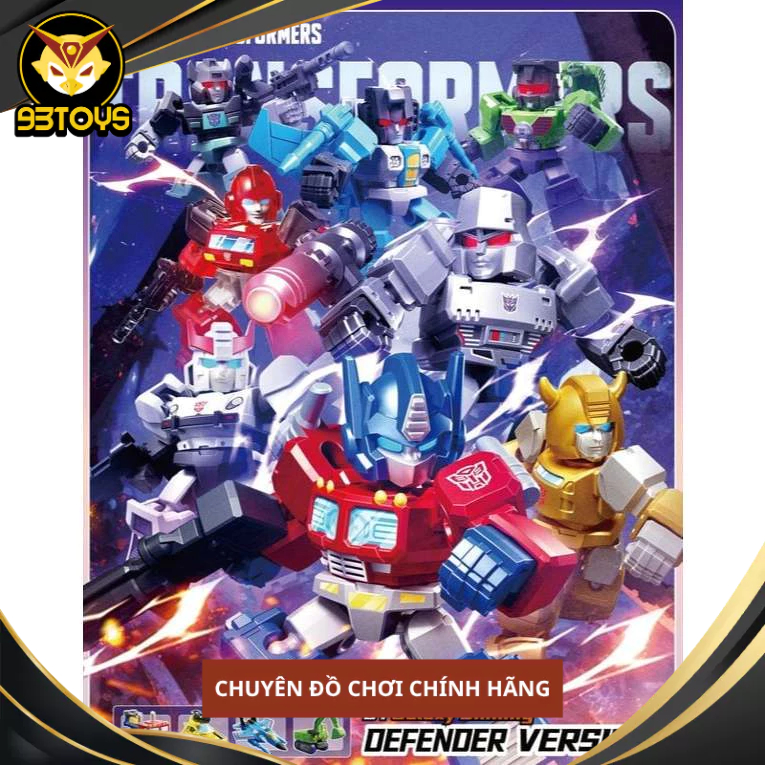 Tổng hợp Mô hình Transformers - GVD01->DV05 - Defender VERSION - Blokees