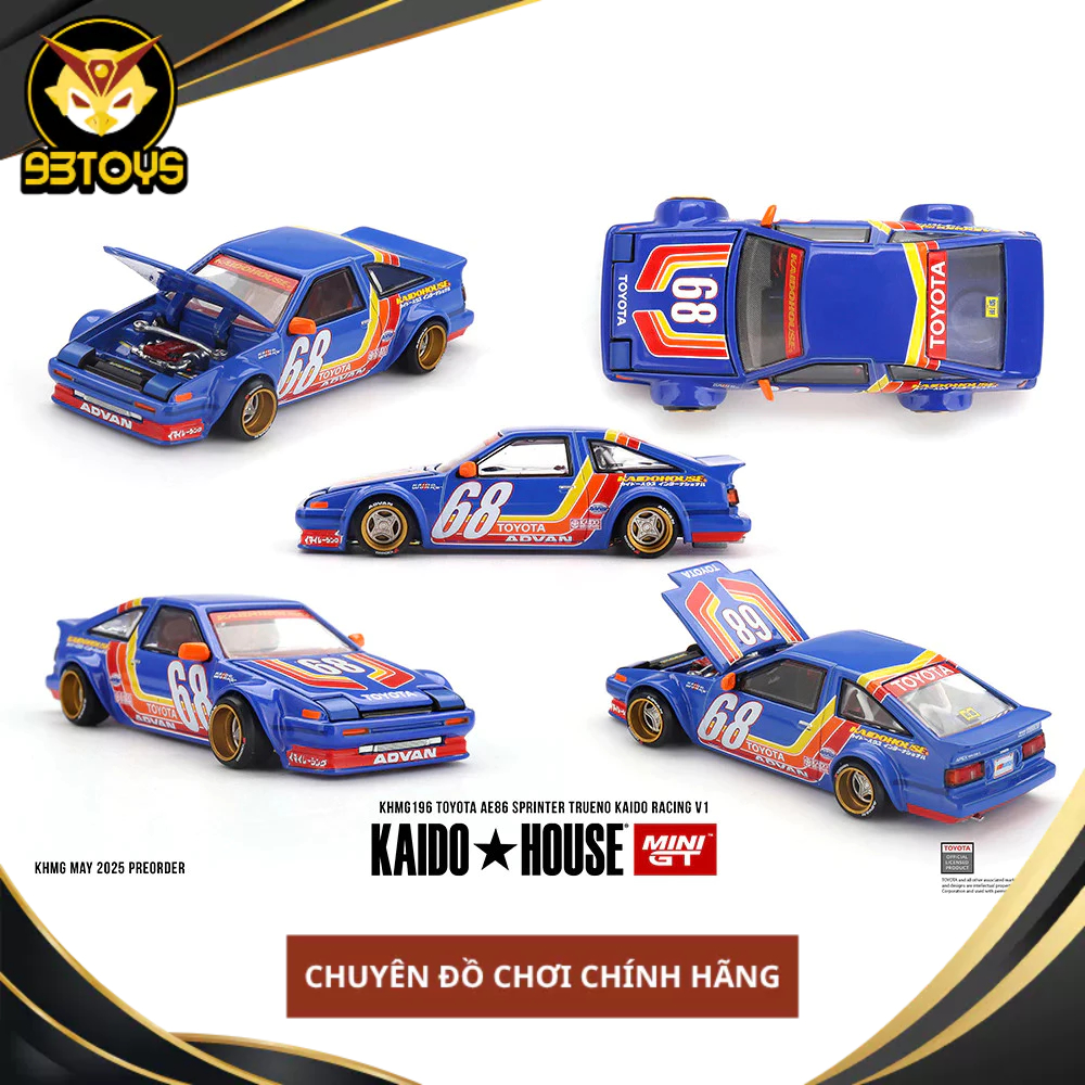 MÔ HÌNH XE Kaido House KHMG196 Toyota AE86 Sprinter Trueno Kaido Racing V1