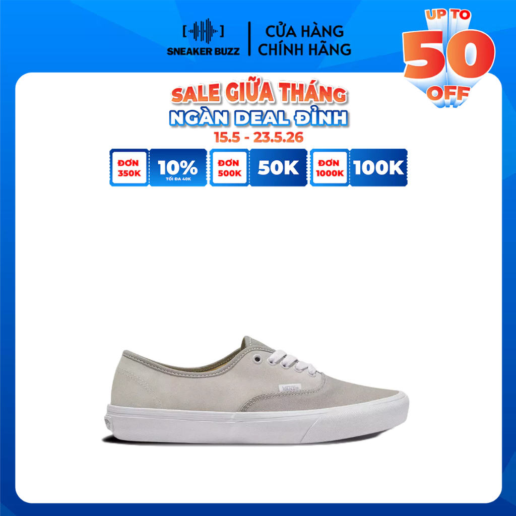 Giày Vans Authentic Canvas/Suede Block Gray VN0A2Z3ZBXC