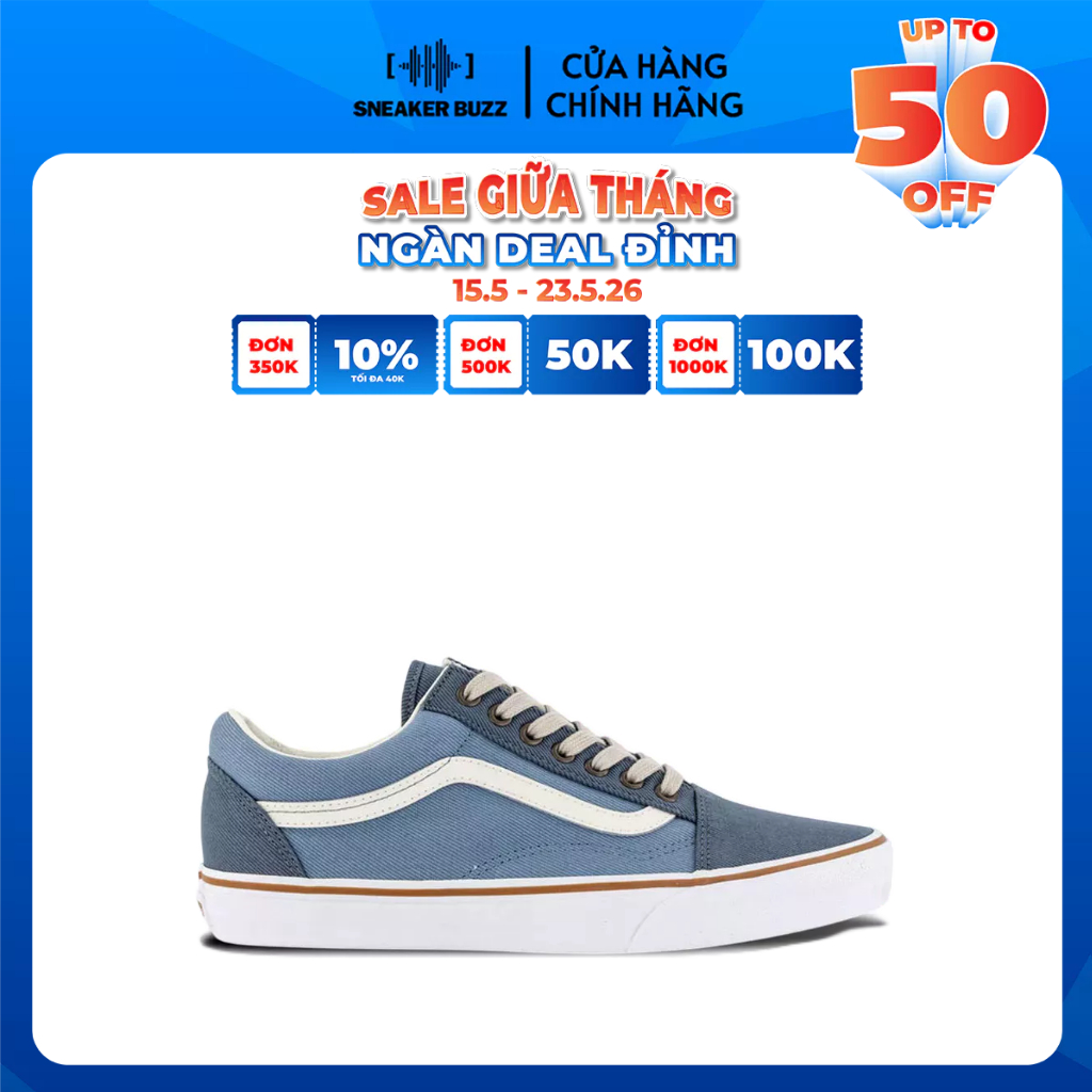 Giày Vans Old Skool Twill Stormy Weather VN000D7ZRV2