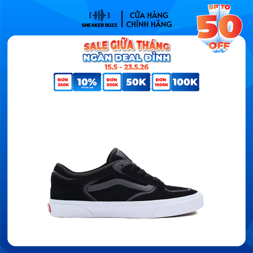 Giày Vans Rowley Classic Black/Asphalt Unisex VN0009QJKOU