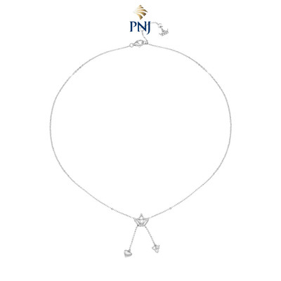 Dây cổ Bạc đính đá Disney|PNJ XMXMW000126