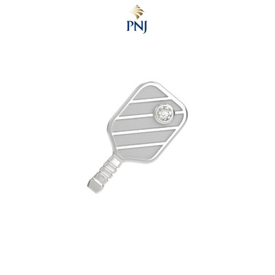 Hạt Charm nam Bạc đính đá MANCODE by PNJ The Winning Code XM00W000154