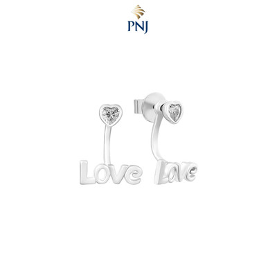 Bông tai Bạc đính đá PNJSilver XM00W060103