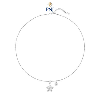 Dây cổ Bạc đính đá STYLE By PNJ XMXMW000131