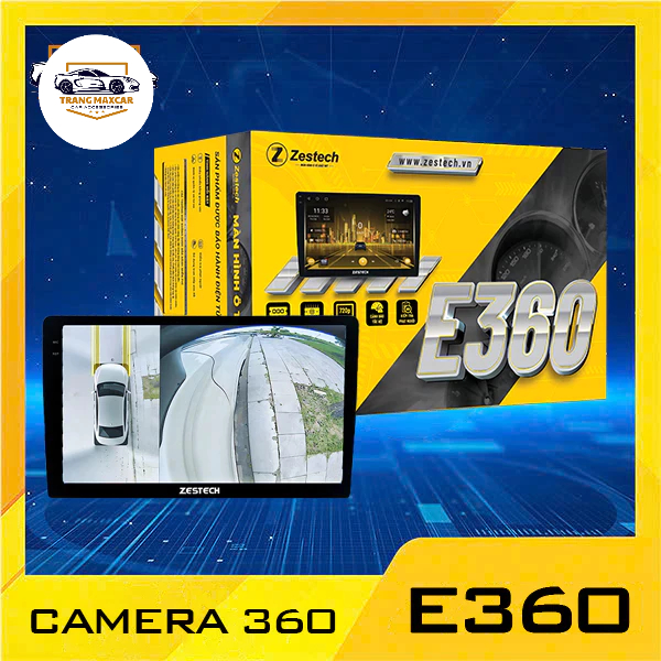 Màn hình android cho tô tô zestech e360 kèm cam 360, ram3/64gb android 13