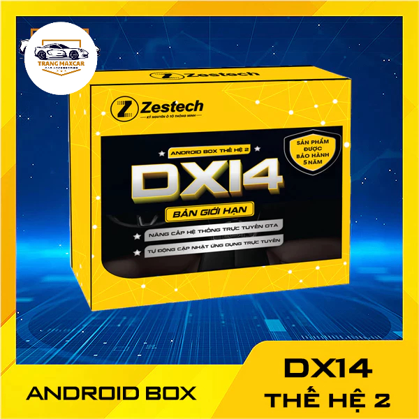 Android Box Zestech DX14 plus thế hệ 2, Dx14 plus ram8/128gb cho ô tô bảo hành điện tử 5 năm
