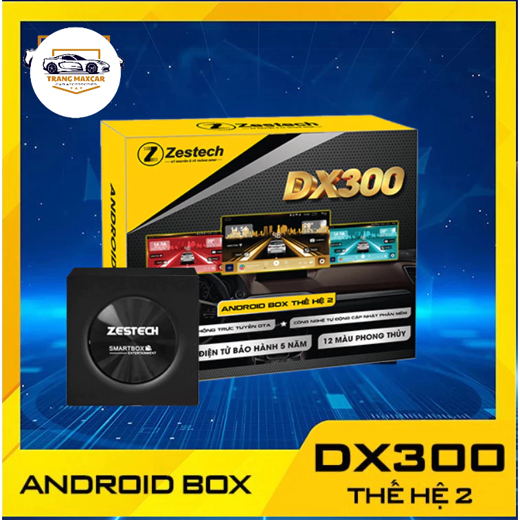Android box Zestech DX300 thế hệ thứ 2, box android cho ô tô bản nâng cấp 2026