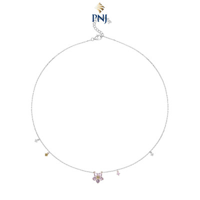 Dây cổ Bạc đính đá STYLE By PNJ Bloomie ZTMXH000007