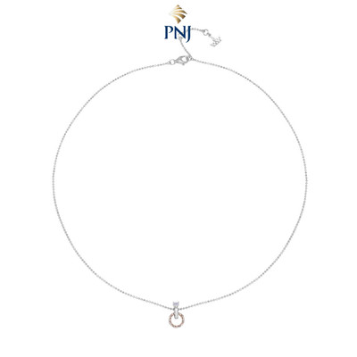 Dây cổ Bạc đính đá Disney|PNJ ZTXMH000018