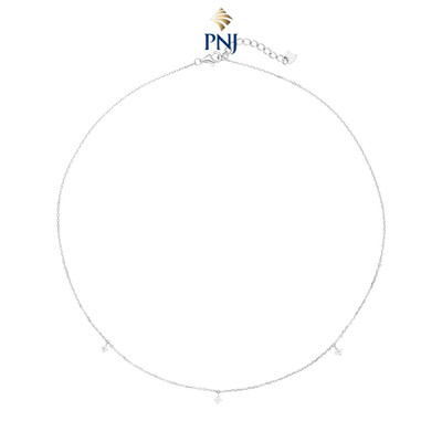Dây cổ Bạc đính đá PNJSilver XMXMW060321