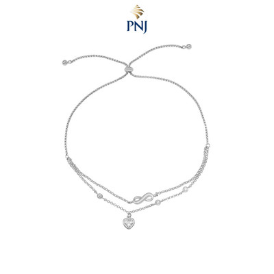 Lắc tay Bạc đính đá PNJSilver XMXMW060524