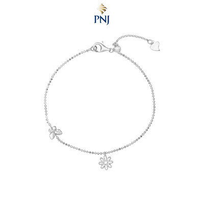 Lắc tay Bạc đính đá PNJSilver Cúc Họa Mi XMXMW060397