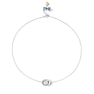 Dây cổ Bạc đính đá STYLE By PNJ XMXMW060302