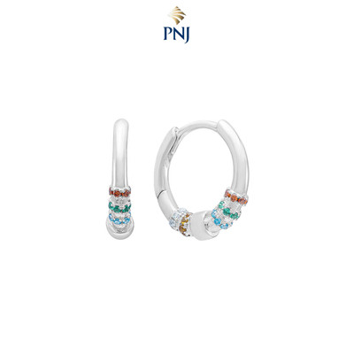Bông tai Bạc đính đá STYLE By PNJ ZTMXW060012
