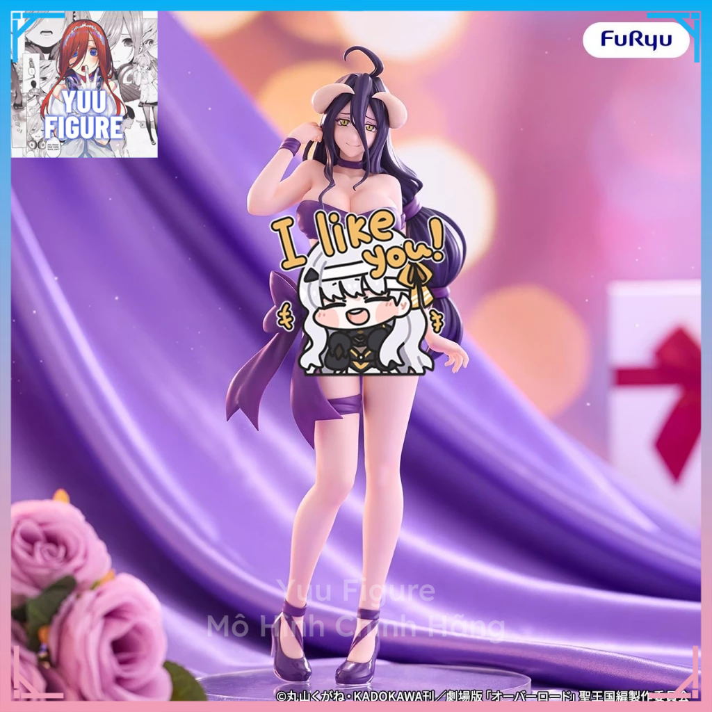 (Sẵn) Mô Hình Albedo - BiCute Ribbons, Overlord - Chính Hãng FuRyu