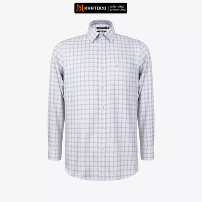 Áo sơ mi nam KHATOCO Tailor Fit dài tay mã A1MD538T1-CNCR084-2802-D
