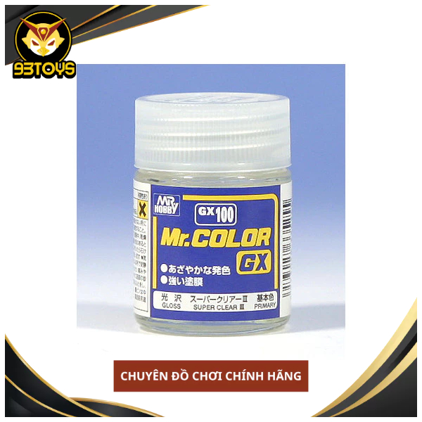 SƠN PHỦ BÓNG, TRONG SUỐT MR.COLOR GX SUPER CLEAR3