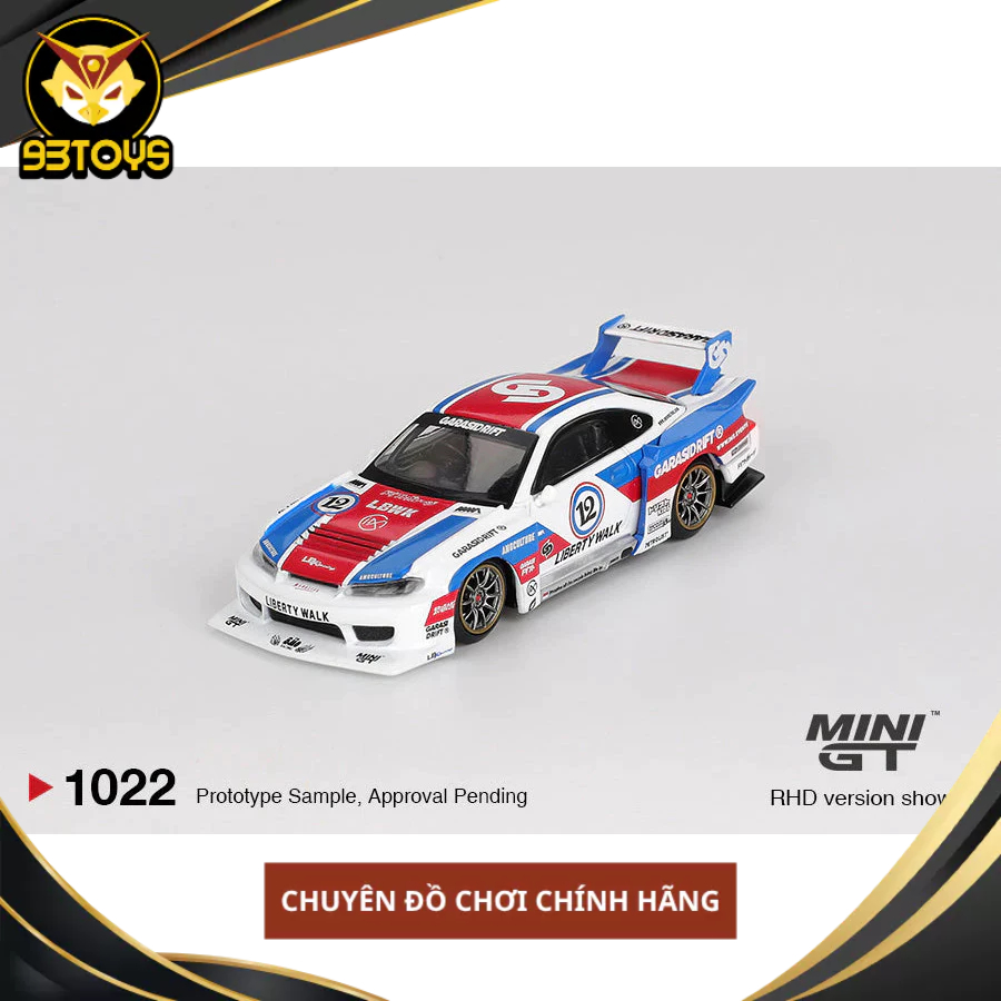 MÔ HÌNH XE Mini GT Box Version MGT01022 Nissan LB-Super Silhouette S15 SILVIA GARASIDRIFT x LBWK 202