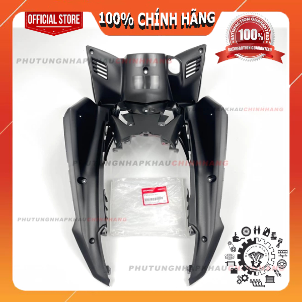 Yếm ổ khóa Wave RSX 110 2012 2013 2014 chính hãng, ốp ống yếm chính RSX bọ ngựa - 64310K07940ZA