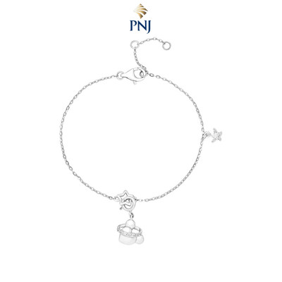 Lắc tay Bạc đính đá Disney|PNJ XMXMW000116